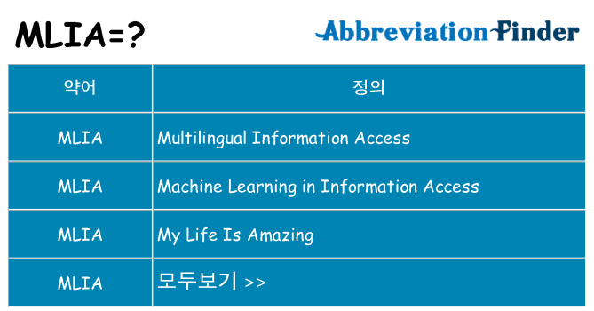 mlia 대 한 무엇을 서가