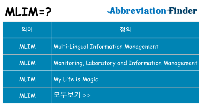 mlim 대 한 무엇을 서가