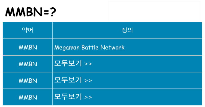 mmbn 대 한 무엇을 서가