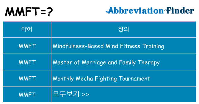 mmft 대 한 무엇을 서가