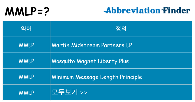 mmlp 대 한 무엇을 서가