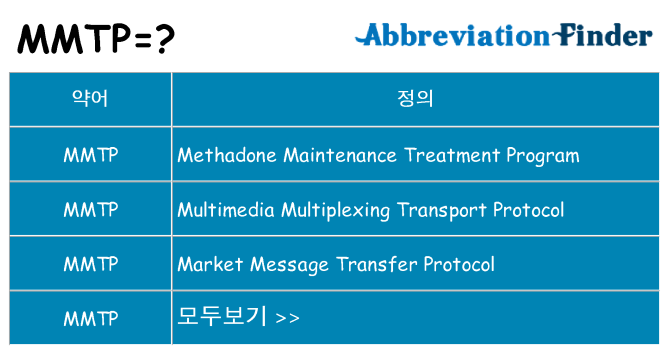 mmtp 대 한 무엇을 서가