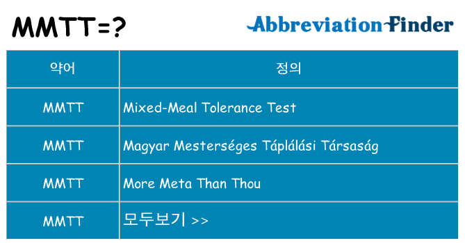 mmtt 대 한 무엇을 서가