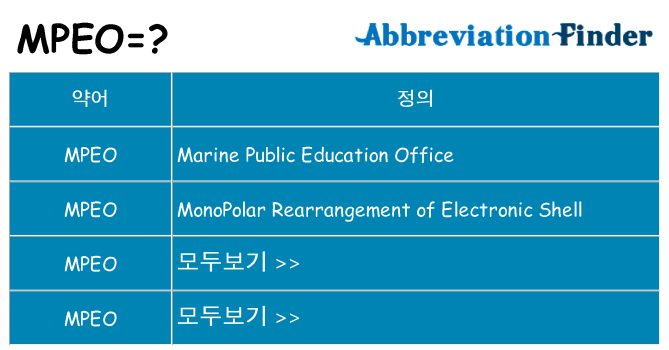 mpeo 대 한 무엇을 서가