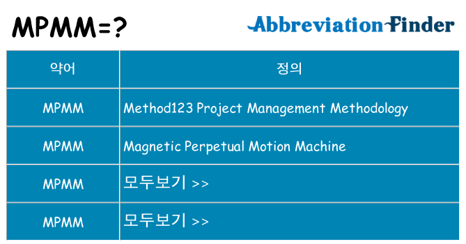 mpmm 대 한 무엇을 서가