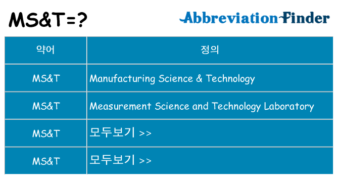 mst 대 한 무엇을 서가