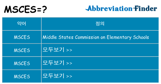 msces 대 한 무엇을 서가
