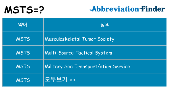 msts 대 한 무엇을 서가