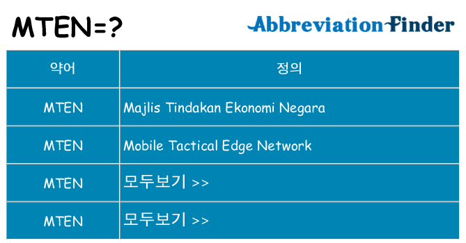 mten 대 한 무엇을 서가