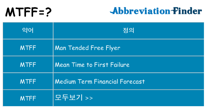 mtff 대 한 무엇을 서가