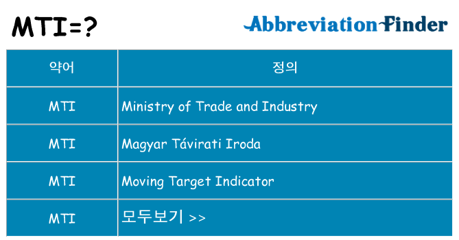 mti 대 한 무엇을 서가