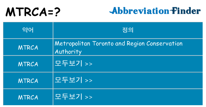 mtrca 대 한 무엇을 서가