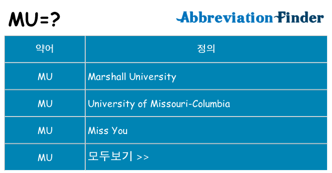 mu 대 한 무엇을 서가