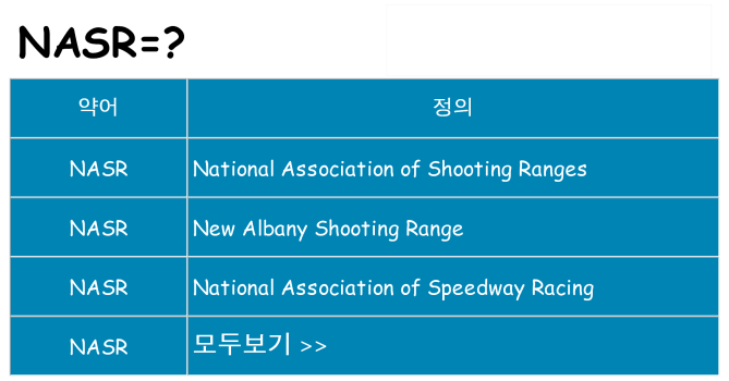 nasr 대 한 무엇을 서가