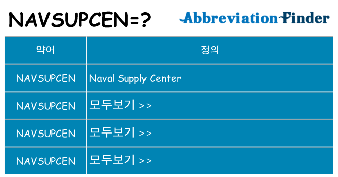 navsupcen 대 한 무엇을 서가