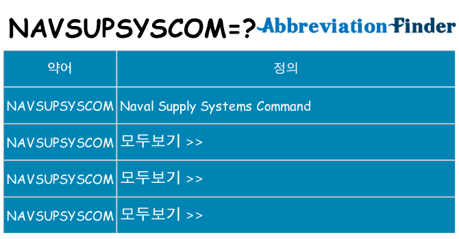 navsupsyscom 대 한 무엇을 서가