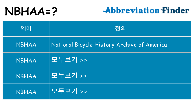 nbhaa 대 한 무엇을 서가