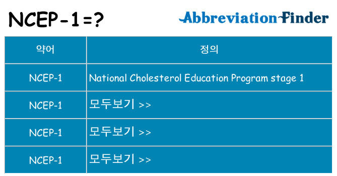 ncep-1 대 한 무엇을 서가