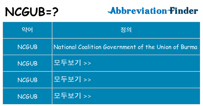 ncgub 대 한 무엇을 서가