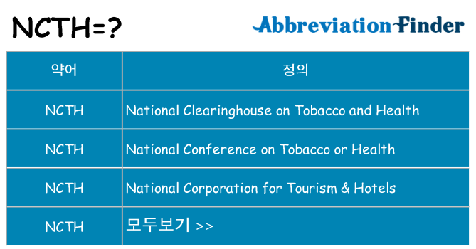 ncth 대 한 무엇을 서가