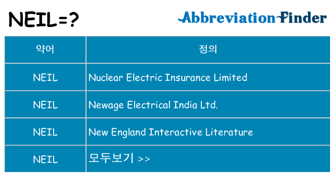 neil 대 한 무엇을 서가