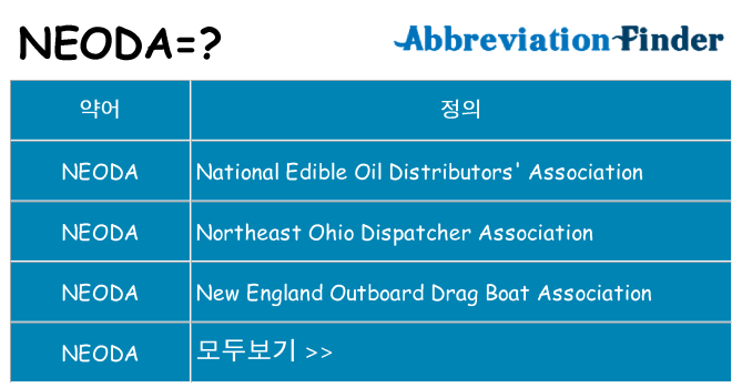 neoda 대 한 무엇을 서가