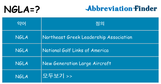 ngla 대 한 무엇을 서가