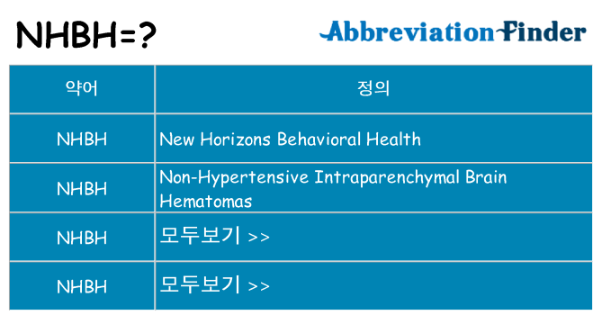 nhbh 대 한 무엇을 서가