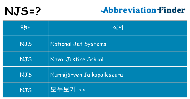 njs 대 한 무엇을 서가