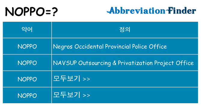 noppo 대 한 무엇을 서가