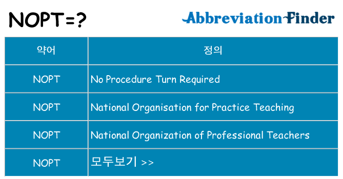 nopt 대 한 무엇을 서가