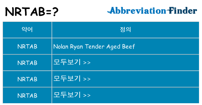 nrtab 대 한 무엇을 서가