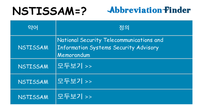 nstissam 대 한 무엇을 서가