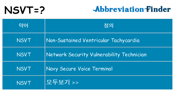 nsvt 대 한 무엇을 서가