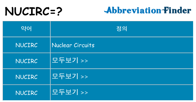 nucirc 대 한 무엇을 서가