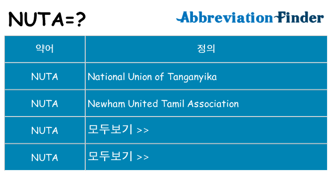 nuta 대 한 무엇을 서가