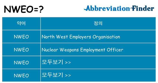 nweo 대 한 무엇을 서가