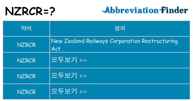 nzrcr 대 한 무엇을 서가