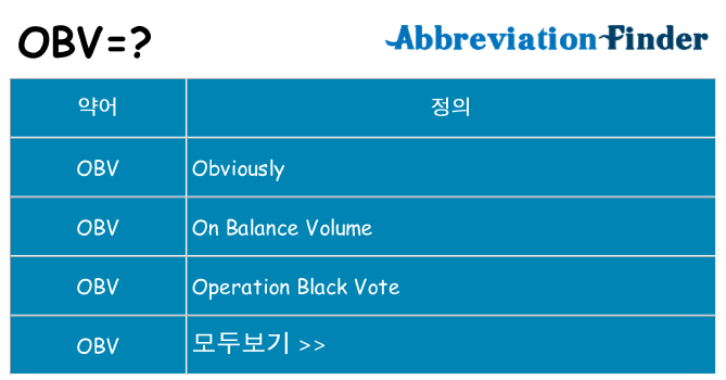 obv 대 한 무엇을 서가