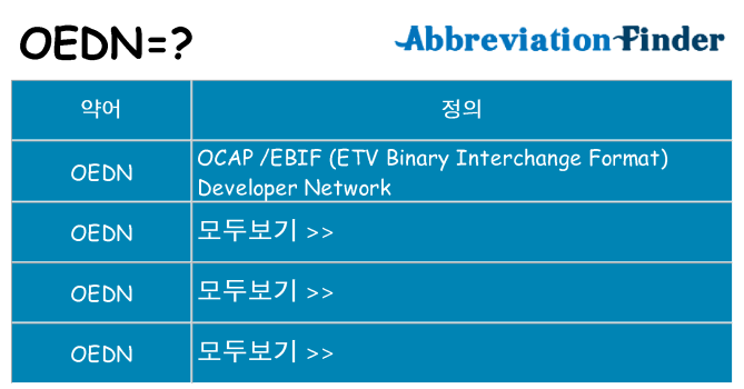 oedn 대 한 무엇을 서가