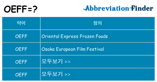 oeff 대 한 무엇을 서가