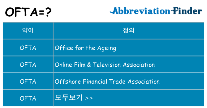 ofta 대 한 무엇을 서가