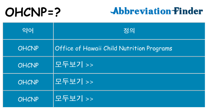 ohcnp 대 한 무엇을 서가
