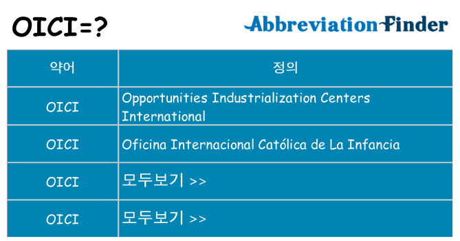 oici 대 한 무엇을 서가