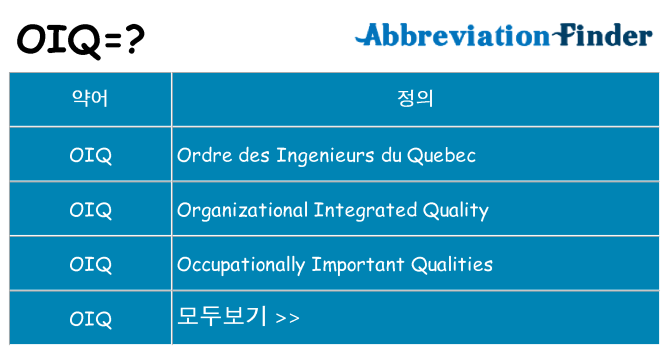 oiq 대 한 무엇을 서가