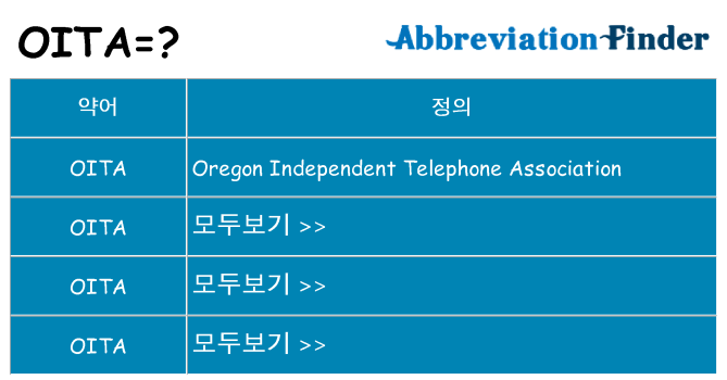 oita 대 한 무엇을 서가