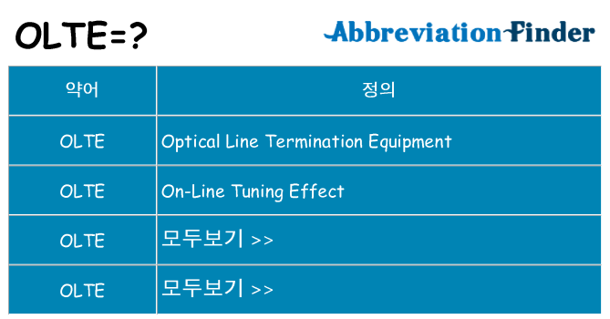 olte 대 한 무엇을 서가