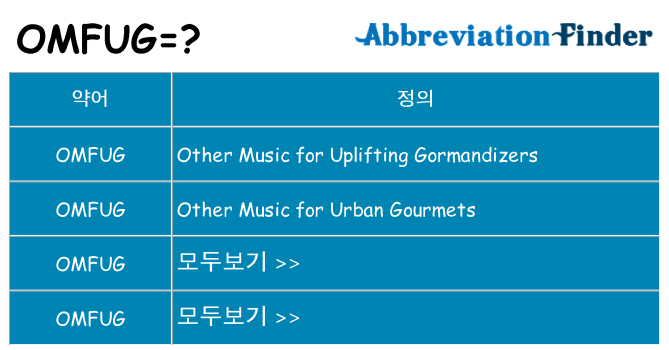 omfug 대 한 무엇을 서가