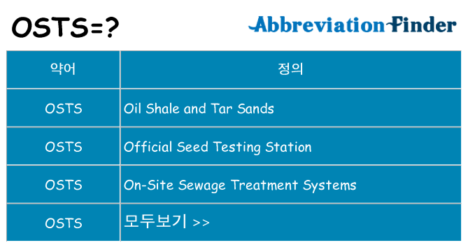 osts 대 한 무엇을 서가