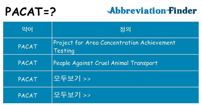 pacat 대 한 무엇을 서가